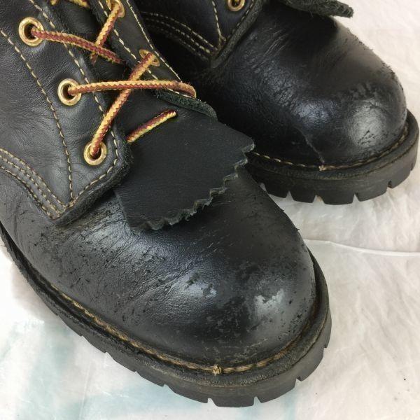Danner FLASHPOINT Fireman Boots Forest Firefighter Black size 10EE 27.5-28.0(USED)