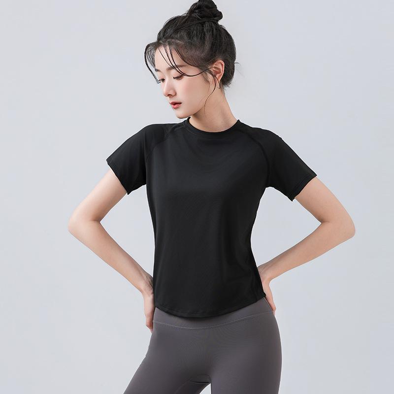 2024 Women's Slim Fit Breathable Quick-Dry Short-Sleeved Yoga & Running T-Shirt