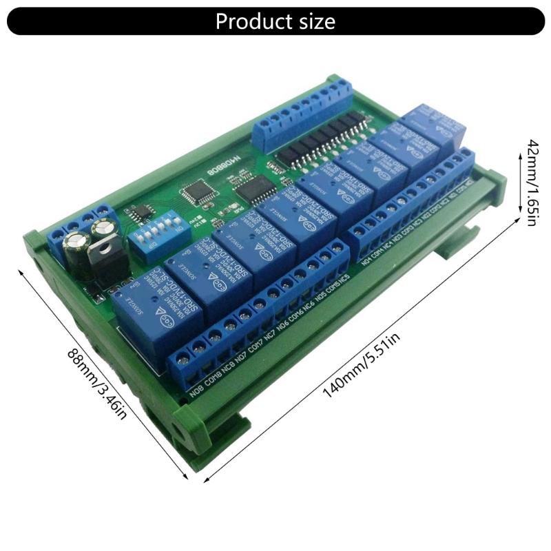 Multifunction RS485 Relays interfaces with 8 Channel Advanced 8 Port RS485 Relays Controllers for Integrated Circuit Control