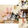 Adorable Anime Cat Plush Doll Soft Cuddly Pillow Companion For Girls Gift And Decor