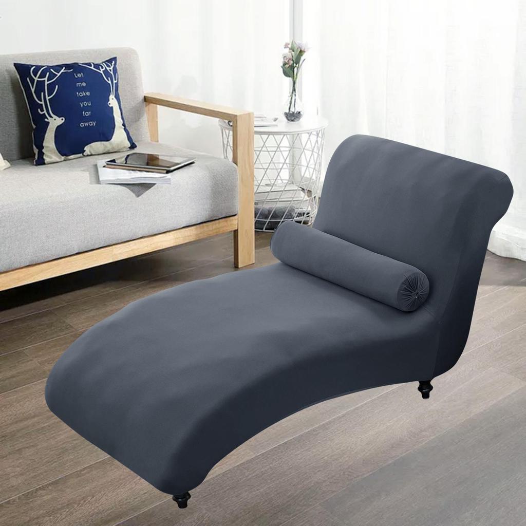 Copri Chaise Longue Senza Braccioli Soggiorno Camera da Letto Stampa Elastica Copri Chaise per Mobili da Interno Lavabile