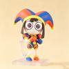 The Amazing Digital Circus Pomni Nendoroid Figure Q Version Clown Movable Action Figurine with Replaceable Face PVC Model Desk Decor Collectible Gift