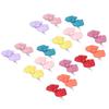 16pcs Mini Size Pet Hair Clip Multicolor Cat Hair Accessory Fashion Style Dog Bow Tie  Pet Styling