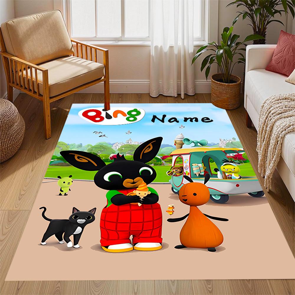 Friends Adventure Customize Your Name Floor Mat Design for Living Rooms Balcony Playrooms Kitchen Antislip Carpet Anime Office Decor Spiritual Gift
