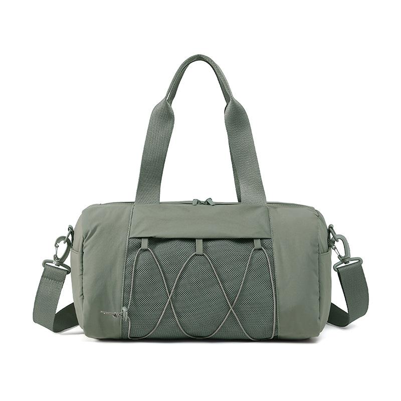 Luggage Bag Large Capacity Foldable Storage Bag Solid Color Water-Repellent Travel Bag