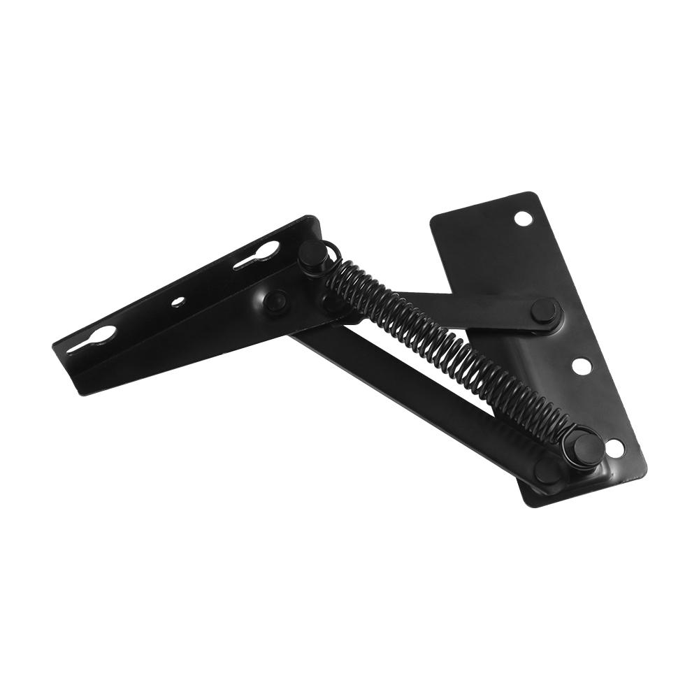 2pcs Bridge Shaped Spring Hinges Bracket Cabinet Door Support Durable Door Hinge Cabinet