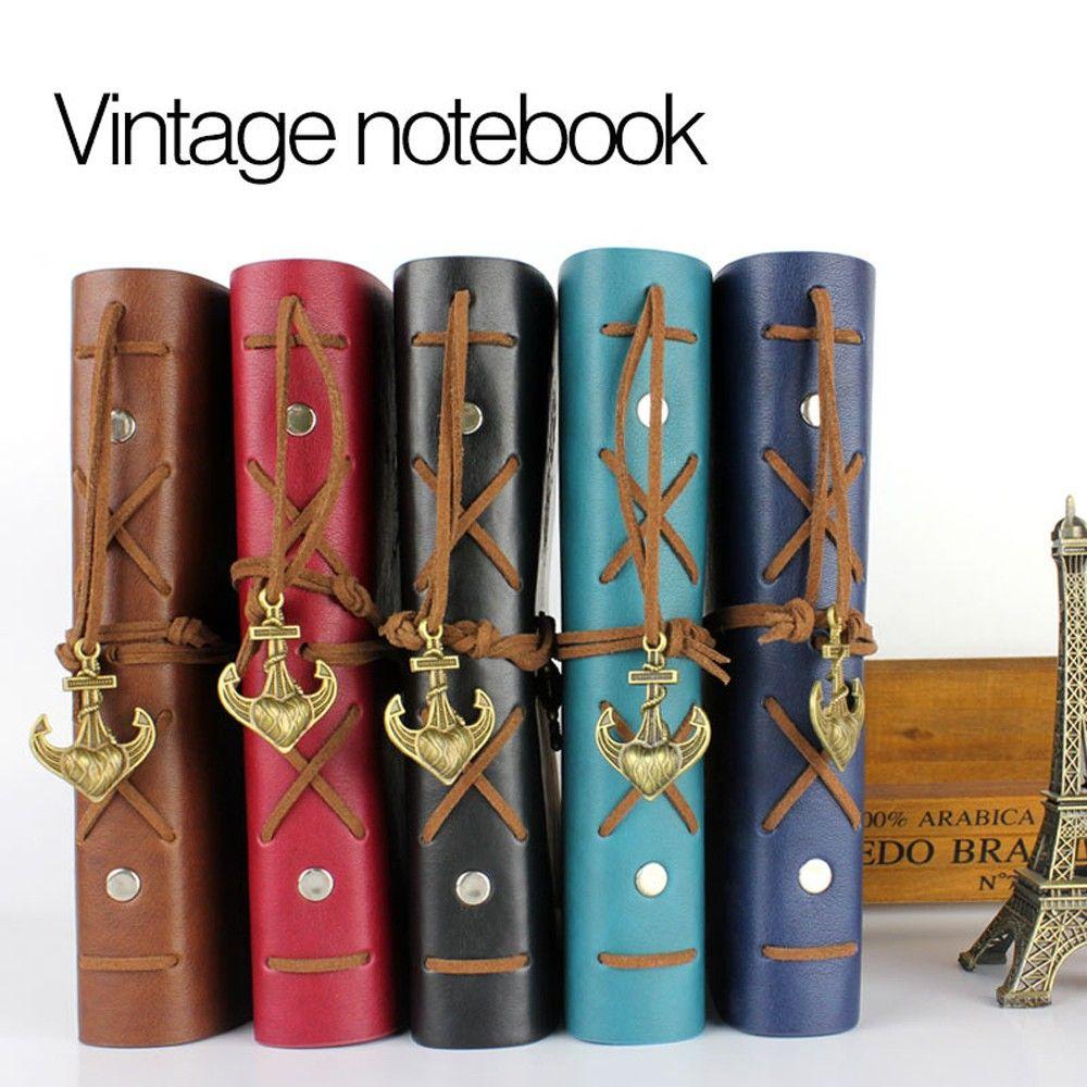 Stationery Replaceable Blank Paper Traveler Notebook Notebook Notepad Leather Diary Book Sketchbook