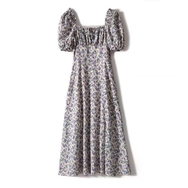 Sexy šaty pro ženy Letní Trendy Boho Květinový Potisk Krátký Rukáv Šaty Svodné Odhalená Ramena Délka Ke Kolenům Šaty Pro Ženu