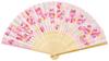 Fan for Cooling Preventing Featuring My Melody and Cherry Blossom Design Japanese-style Down, Heatstroke, Sanrio's (ZSS1F-A)