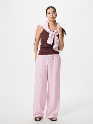 Pantaloni simpli din amestec de in din Japonia lungi