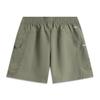 Li Ning CF Suo Solid Color Comfortable Casual Versatile Letter Work Shorts Women Shorts Tea-Green AKSV230-2