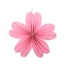 9Pcs/Set Floral Pom Poms Paper Fans DIY Wall Hanging Banner  Birthday Baby Wedding Party Decoration