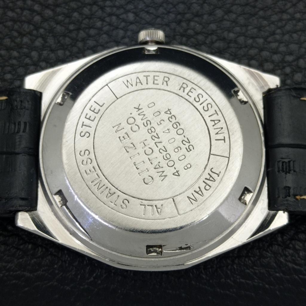 JAPAN MENS VINTAGE CITIZEN AUTOMATIC 8200 WATCH A500309-2 R151b-a500309