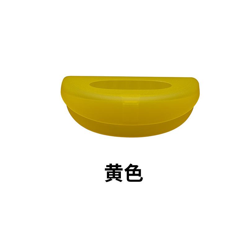 Transparent plastic sunglasses case, goggles case, various sizes of plastic sunglasses and swimming goggles case Yellow plastic box（Smal