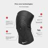 NIKE Professional Sports Knee Brace for Basketball, Badminton, Hiking, Running, Meniscus Protection N1000674010 Single Piece Size L