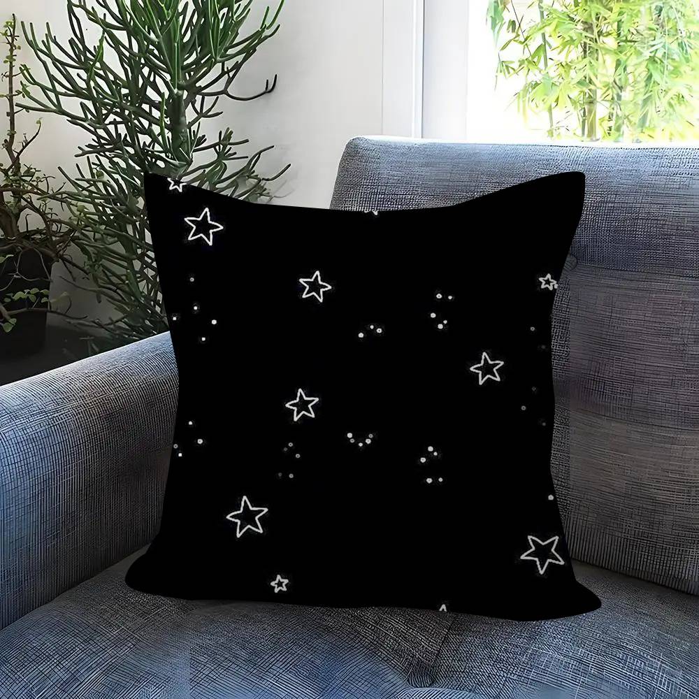 Black And White Abstract Pillow Cushion Cover Pillowcase Living Room Sofa Home Decor