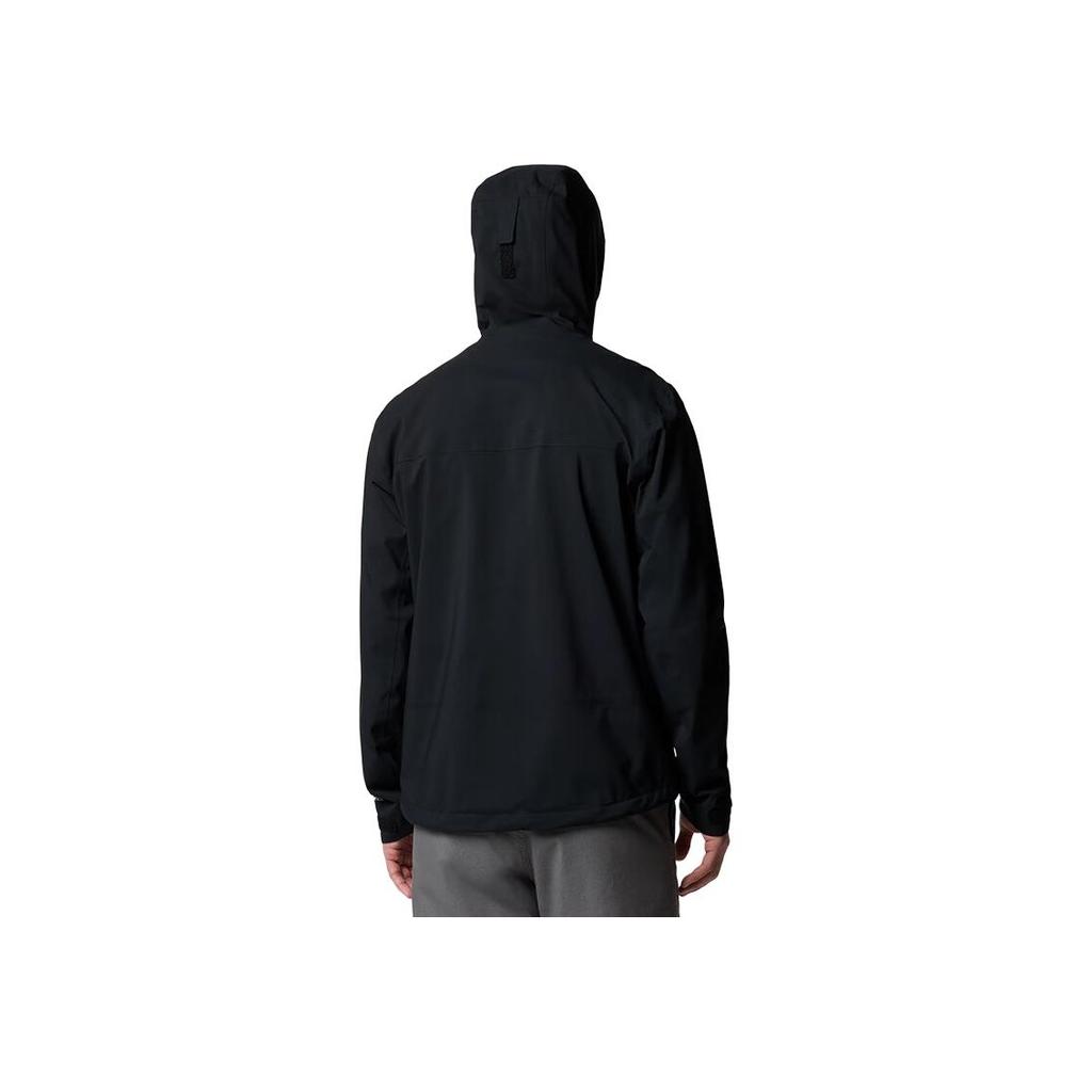 Columbia Hiking Windproof Waterproof Hooded Long Sleeve Jacket Men Jackets Black WE8748-010