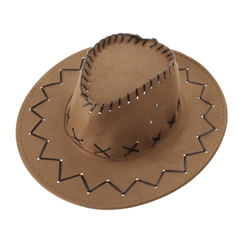 Fashion Simple Kids Cowboy Hat Western Child Cowgirl Hats Halloween & Birthday Costumes Accessories Holiday Decorations