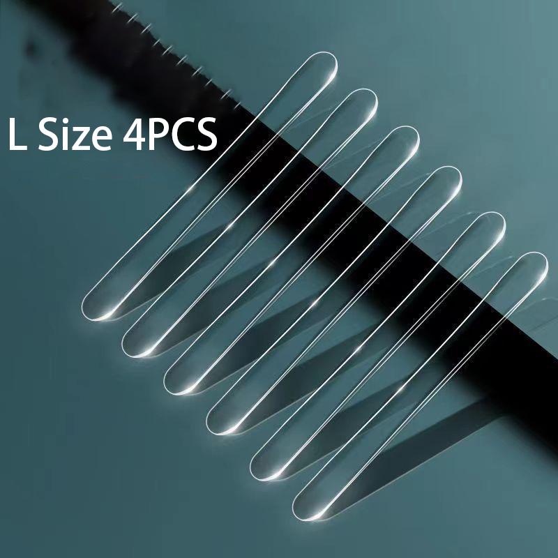 4/10PCS Car Door Transparent Anti Scratch Strips Protective Strip Scrape Rearview Mirror Anti-collision Protector Bumper Sticker