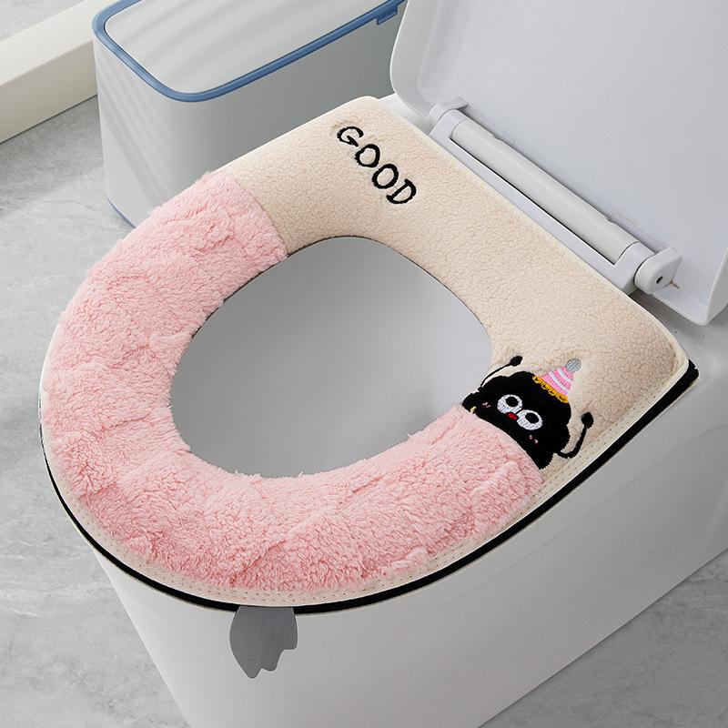 

Toilet seat cover Cartoon toilet cover Universal waterproof toilet sticker Simple toilet sticker