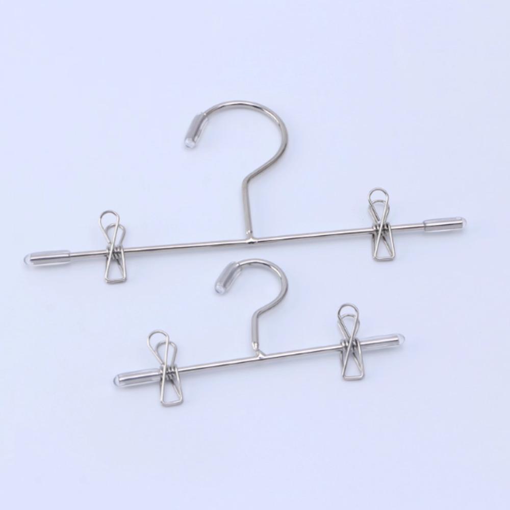 

5 штук Мини Металлический Кукольный Многофункциональный Зажим-Крючок для Носков Вешалка для Одежды Брюк Small Size 75mm серебряный