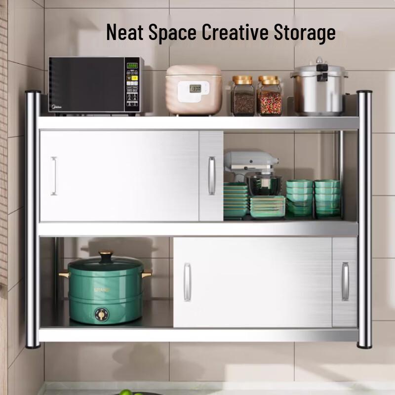 Beifu Stainless Steel Sliding Door Kitchen Cabinet