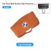 Suede Car Seat Belt Buckle Clip Protector Interior Accessories For BMW E87 E70 E91 E30 G20 E92 E93 E60 E46 E90 G30 E53 X1 FV9