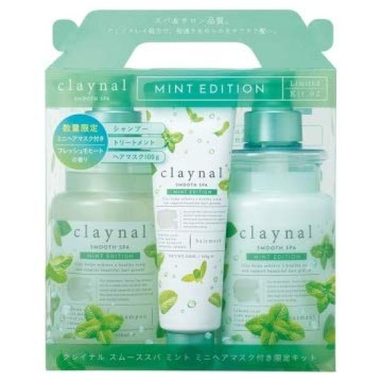 

Claynal Smooth Spa Mint Limited Edition Kit with Mini Hair Mask