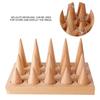 Holz 15 Finger Display Ringhalter Schaukasten Ständer Schmuck Ringe Organizer