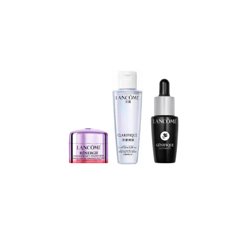 Lancôme Travel size/experience size Small black Three-piece set: small black bottle essence 7ml + aurora essence water 50ml + moisturizing cream 15ml чёрный