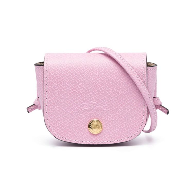 Longchamp pure 10 Snap Closure Adjustable Shoulder Strap Leather Mini Crossbody Wallet Women bags Light-Pink 30027HYZP75 Basic Set BagDust Bag 30970₽