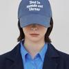 VARZAR TMV Lettering Ball Cap [Washed Blue]