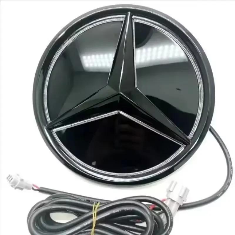 Car Front Grilled Star Emblem LED Illuminated Logo  For Mercedes Benz White Blue Red Light W205 C200 300 GLK200 GLK260 2013-2015