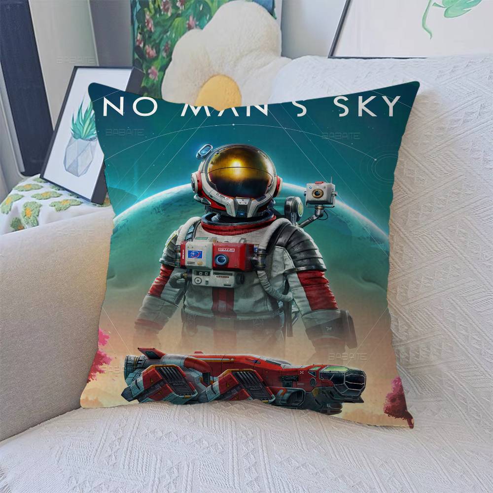 No Man S Sky Office Cushion Pillowcase Car Cushion Cover45X45Cm Lumbar Pillowcase Sofa Pillowcover
