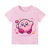 Kirby letní trička s krátkým rukávem barevná košile kulatý výstřih kulaté tričko bavlna barevné tričko potisk kreslené postavičky oblečení neformální oblečení