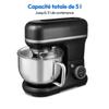 3-in-1 Küchenmaschine - MEDION - MD18430 - 1200 W - 5 L - 8 Geschwindigkeiten - Hackfunktion - Schwarz
