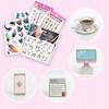 Kinderplay Kit créatif tatouages temporaires lavables et autocollants 3D strass pour enfants (GS2102)