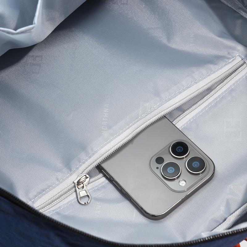 Lightweight Backpack Women's Color Block Shoulder Bag Multi-Function Commuter Crossbody Bag