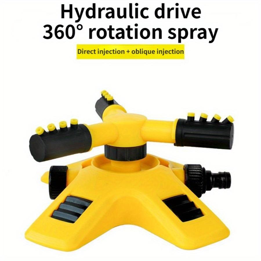 360-graders automatisk roterende tre-pinners sprinkler vanning Roterende sprinkler Tandem sprinkler vanningsenhet Sprinkler for vanning av blomster