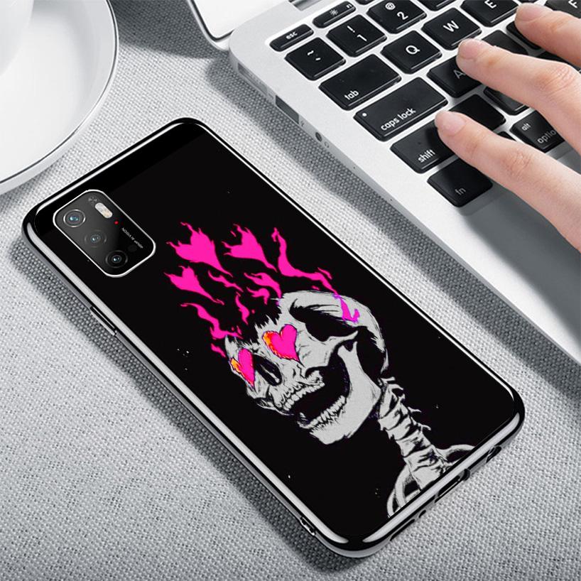 Anatomy Skeleton Heart Lovey Kiss Cover Phone Case For Xiaomi Poco F7 Ultra X7 X6 X5 Pro M7 Redmi 15C 15 13C 13 12C 12 10C 10 9A