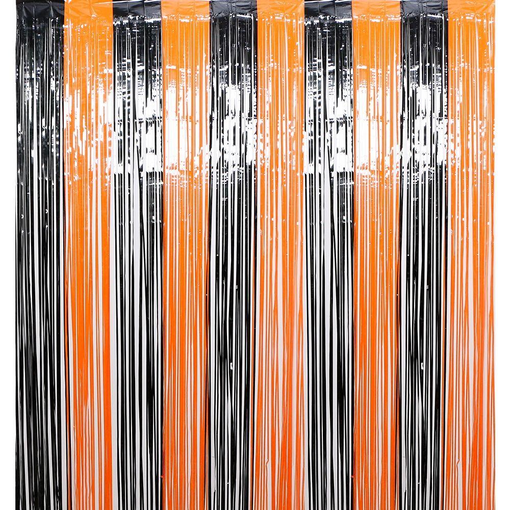 Hanging Halloween Party Backdrop Easy To Install Streamers Curtains  Outdoor