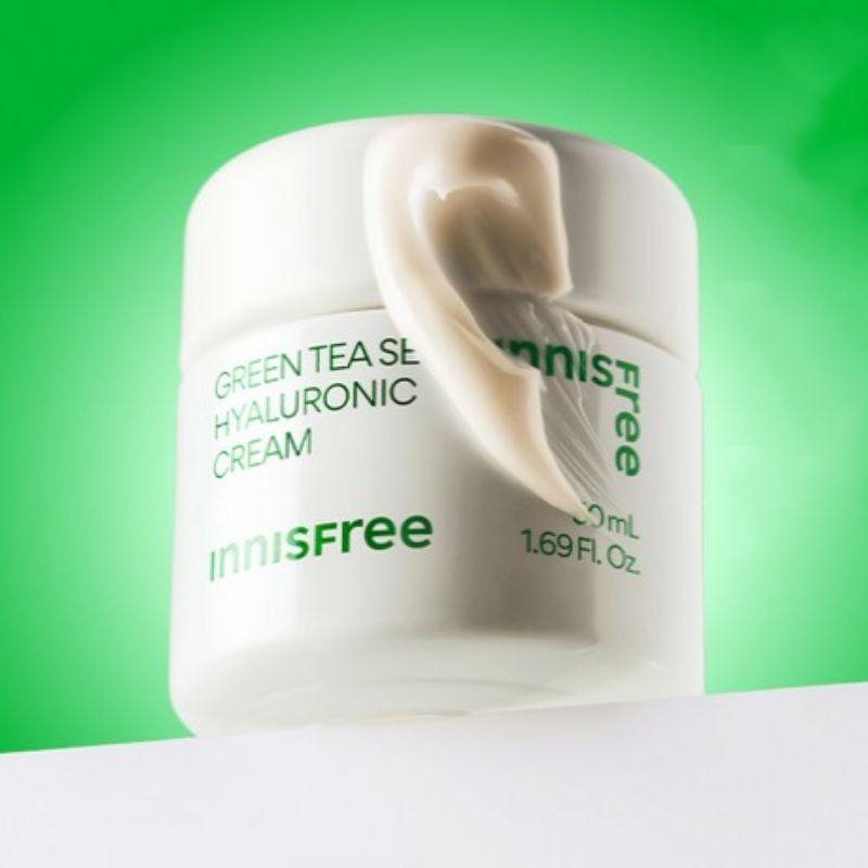 Innisfree Grüntee-Samen-Hyaluronsäure-Creme 50 ml