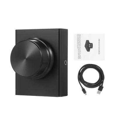 USB Volume Control Knob One Key Mute Volume Controller for Computer Laptop Plug and Play PC Speaker Audio Adjuster