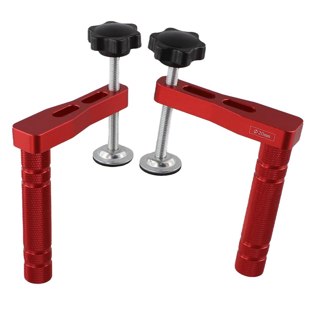 2Pcs 19/20mm Hole Hold Down Clamp Desktop Fixed Clip For Woodworking Benchtop Workshop Tools Accessories