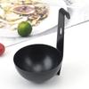 1/2PCS Stainless Steel Boiling Eggs Spoon with Hook Black Nonstick Egg Molds Egg Heating Chocolate Butter Kitchen Tool Supplies