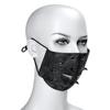 Steampunk Protective Mask with Filter Pads - PM2.5 Dustproof Adult Face Mask for Halloween