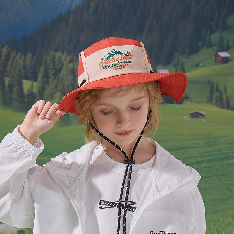 Childrens Sun Hat With Wide Brim Waterproof Quick Dry Nylon For Summer Outdoor Play