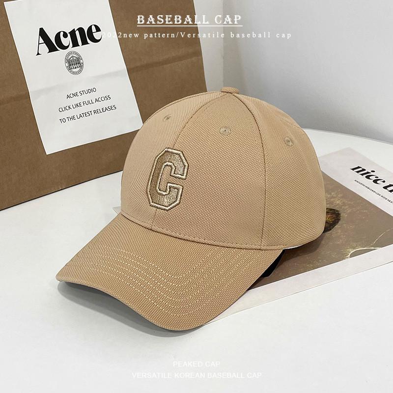 Cotton Simple Adjustable Baseball Hat For Women Summer Sun Cap Protection