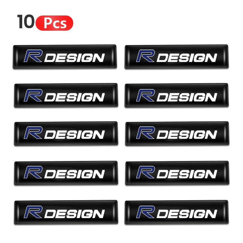 2/4/10Pcs 3D Car Badge Decorative Stickers For Volvo V60 V40 XC90 S60 C30 XC60 V50 V70 S90 XC40 S80 EX30 EX90 EM90 C40 S40 S80L
