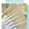 200Pcs/Box Disposable Double-End Toothpick Brush Plastic Interdental Brush Toothpick Dental Plaque Removal Flosser Teeth Cleaning Tools